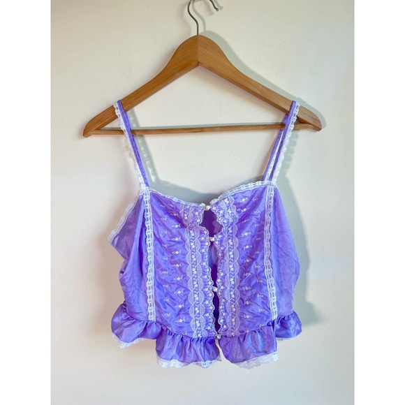 Vintage Lilac Cropped cami - Picture 1 of 4